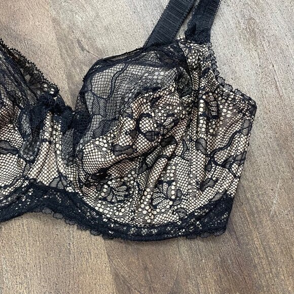 Fantasie Womens‎ Black Underwire Bra Size 32FF 32H - Picture 2 of 6